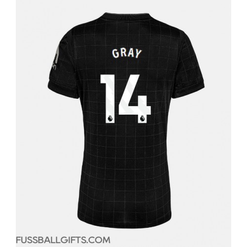 Tottenham Hotspur Archie Gray #14 Fußballbekleidung Auswärtstrikot Damen 2025-26 Kurzarm